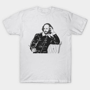 Shakespear Hand Drawn T-Shirt